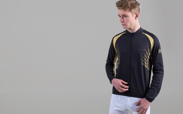 [00650] Paljari De Luxe Radmode Unisex - Trikot mit Bio-Infrarot Faser; Farbe: schwarz