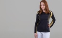 [00630 FR]Paljari De Luxe Laufmode Unisex mit Bio-Infrarot Faser - Trikot; Farbe: schwarz Größe: S