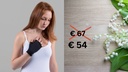 [00294 MAI] Paljari Kurzfingerhandschuh mit Bio-Infrarot Faser; Farbe: schwarz (1 Stück)