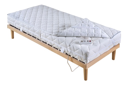 [00196] [00196] Biodynamisches Unterbett mit Bio-Infrarot-Faser by Paljari, minimiert die elektrischen Wechselfelder und somit den Elektrosmog; 140x200cm
